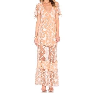 For love and lemons Mia Maxi Dress - Size M